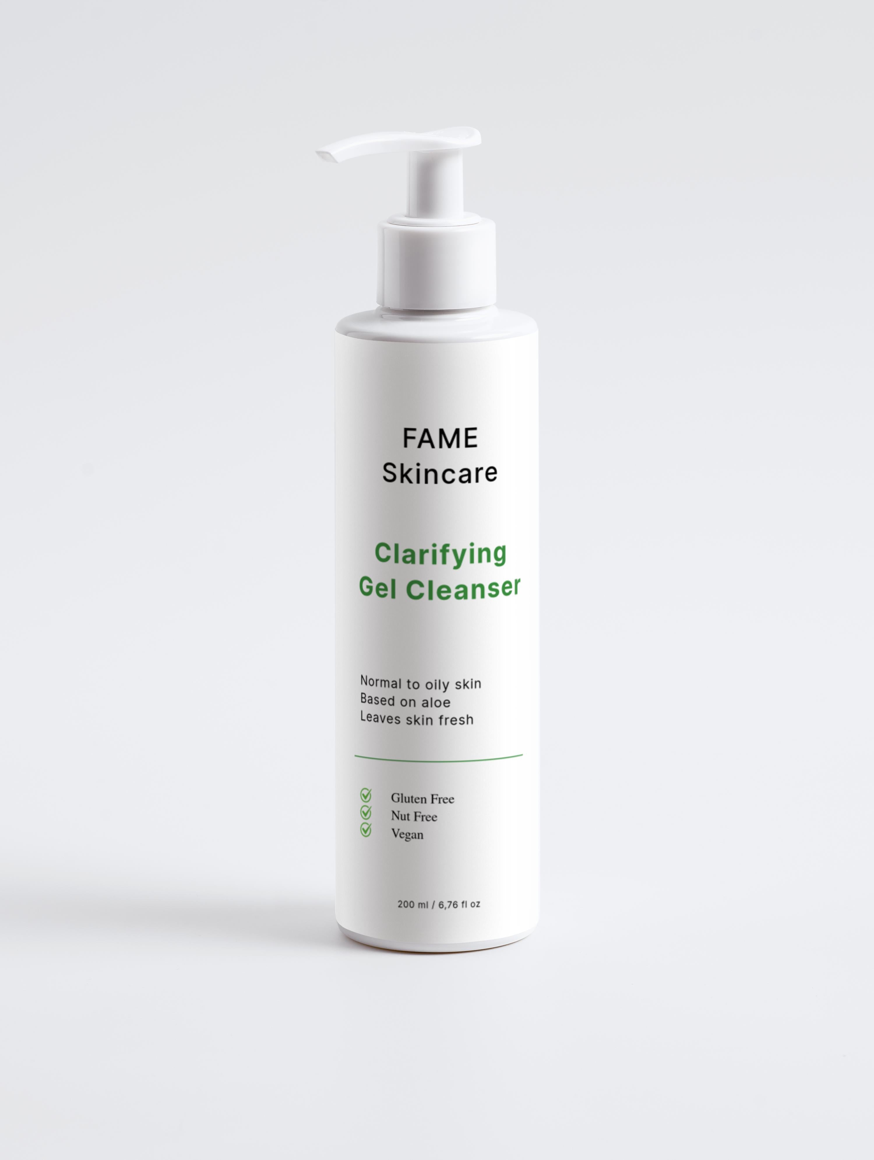 Fameskin Clarifying Gel Cleanser – Verfrissende Gelreiniger met Aloë voor Normale & Vette Huid (200 ml)