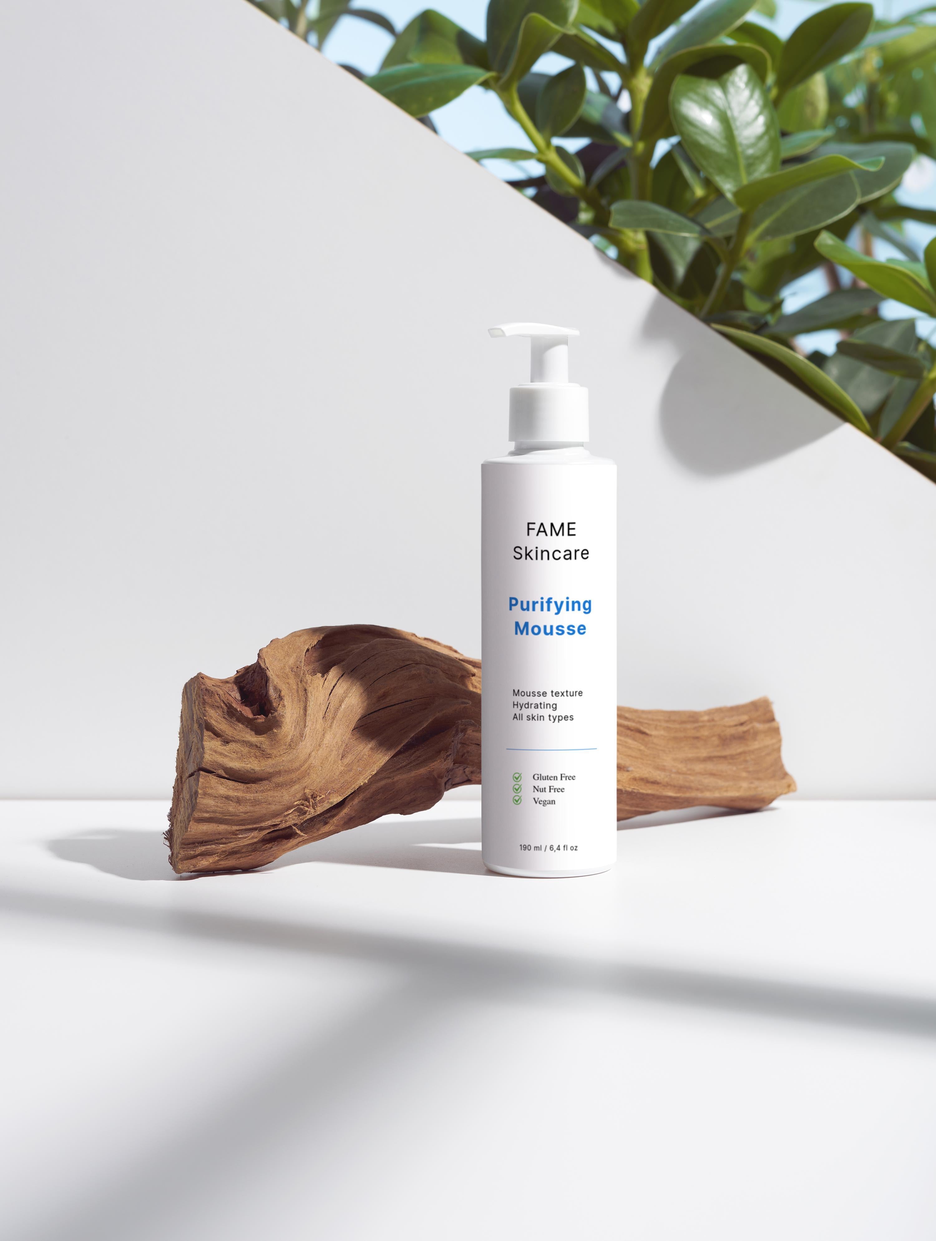 Fameskin Purifying Mousse Cleanser – Hydraterende Reinigingsmousse voor Alle Huidtypes (190 ml)
