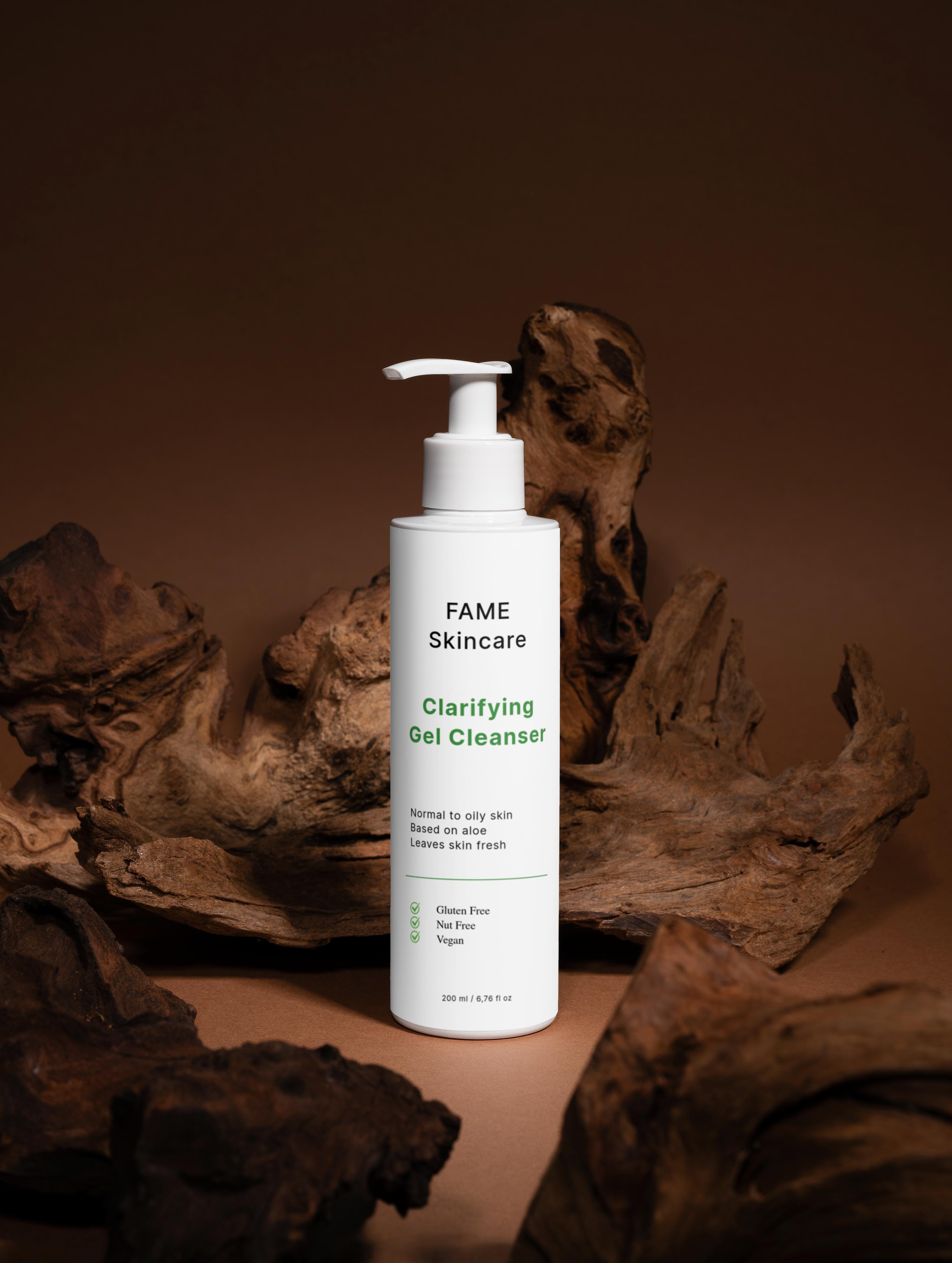 Fameskin Clarifying Gel Cleanser – Verfrissende Gelreiniger met Aloë voor Normale & Vette Huid (200 ml)