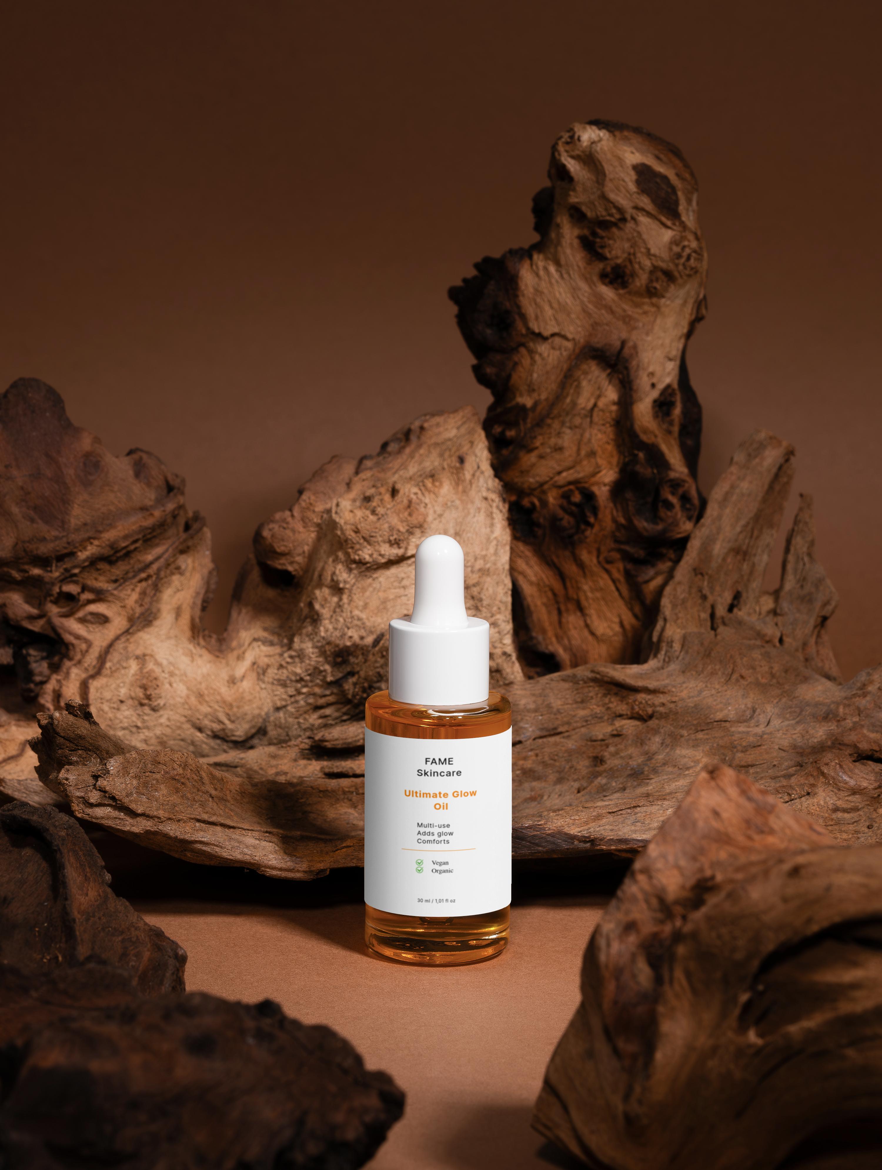 Fameskin Ultimate Glow Oil – Vegan & Organic Gezichtsolie voor Stralende Huid (30 ml)